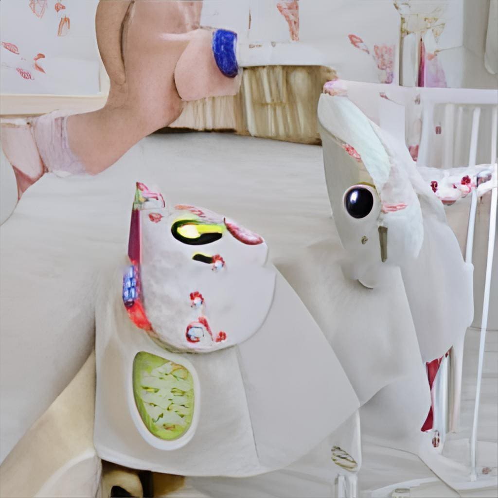 Rocking chairs for children in the form of animals